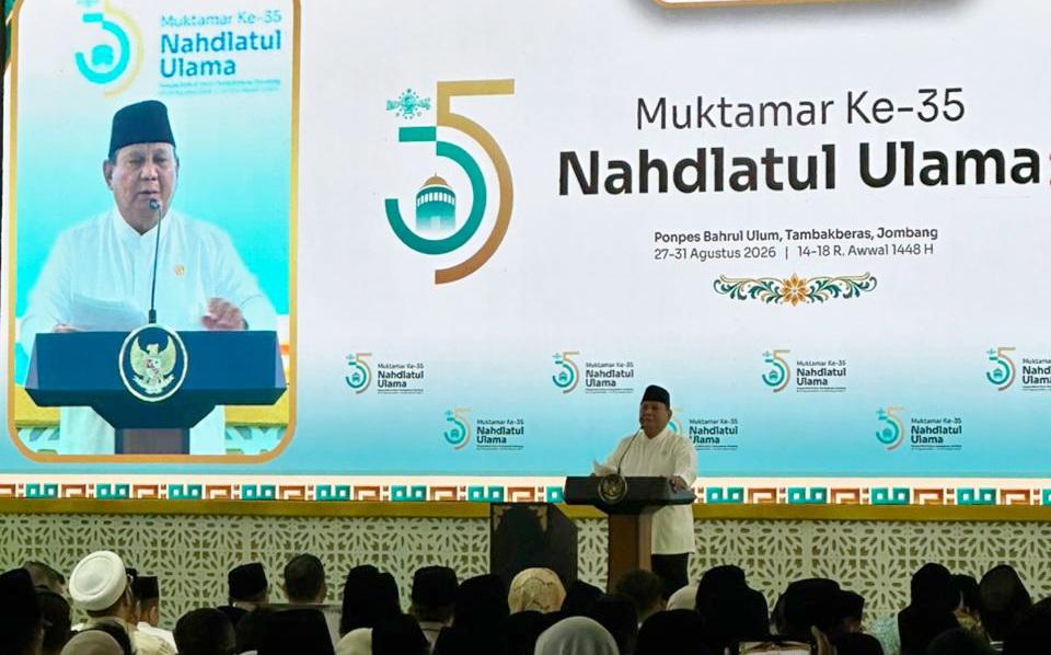Pembukaan Muktamar ke-35 NU, Presiden Prabowo Cetuskan Jas Hijau