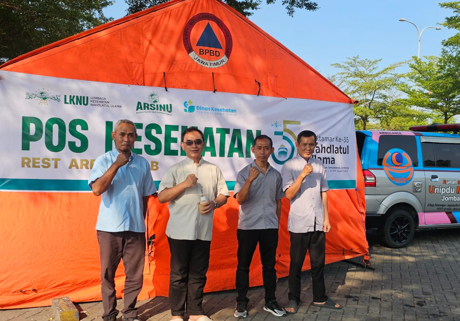 Posko Kesehatan Muktamar ke-35 NU Siaga 24 Jam