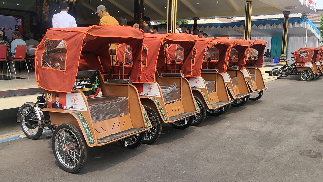 Spesifikasi Becak Listrik Muktamar ke-35 NU, Mampu Melaju 15 Km per Jam
