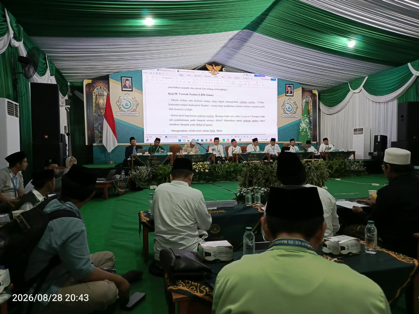 Sidang Bahtsul Masail Maudluiyah: Muktamirin Perdebatkan Arah Kebijakan Pajak dan Integrasi Zakat