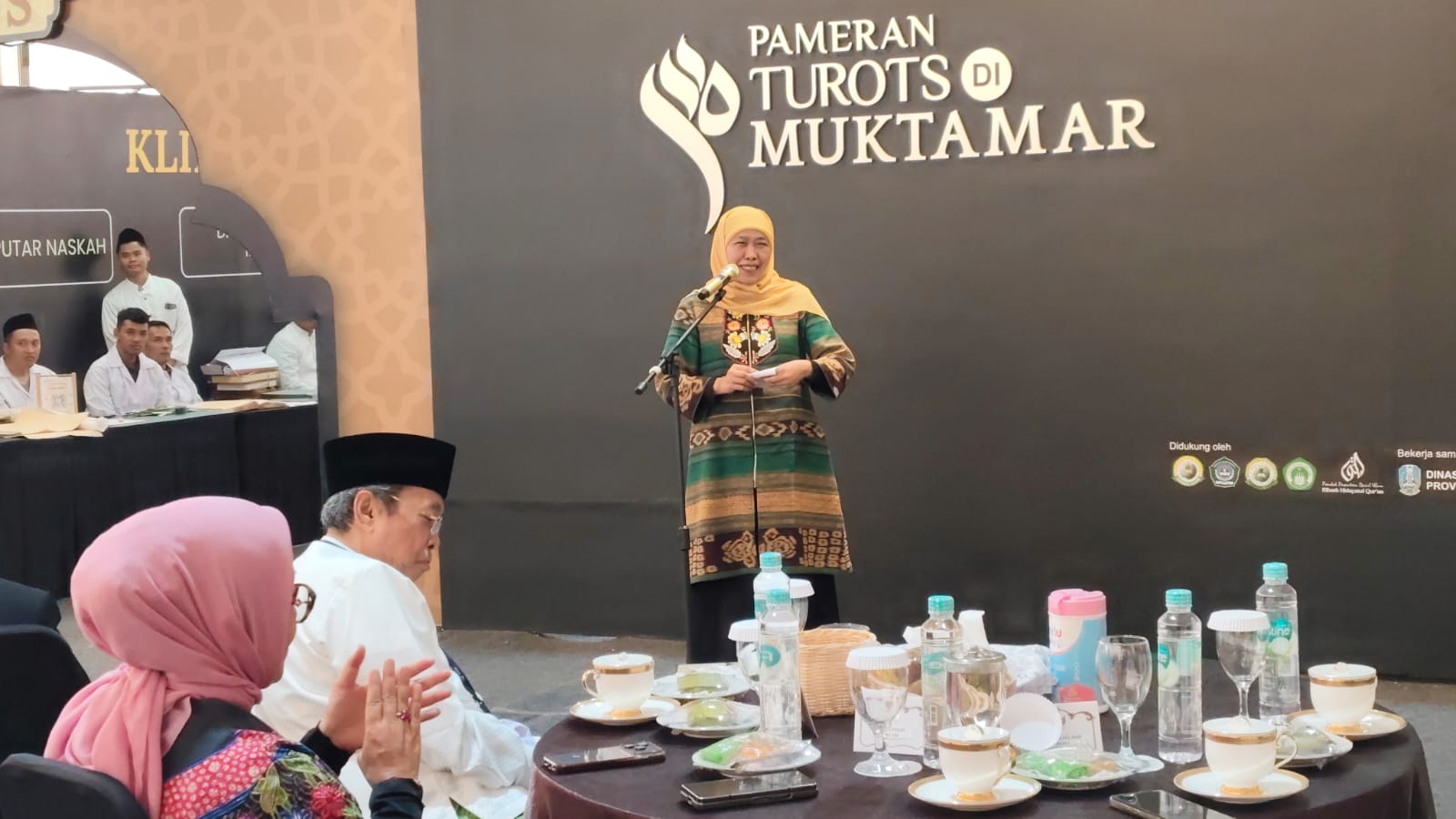 Pameran Turats di Sela Muktamar NU, Khofifah: Ulama Kita Karyanya Luar Biasa