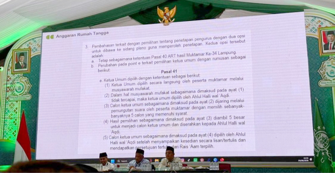 Muktamar Ke-35 NU Sepakati Mekanisme Baru Pemilihan Ketum PBNU