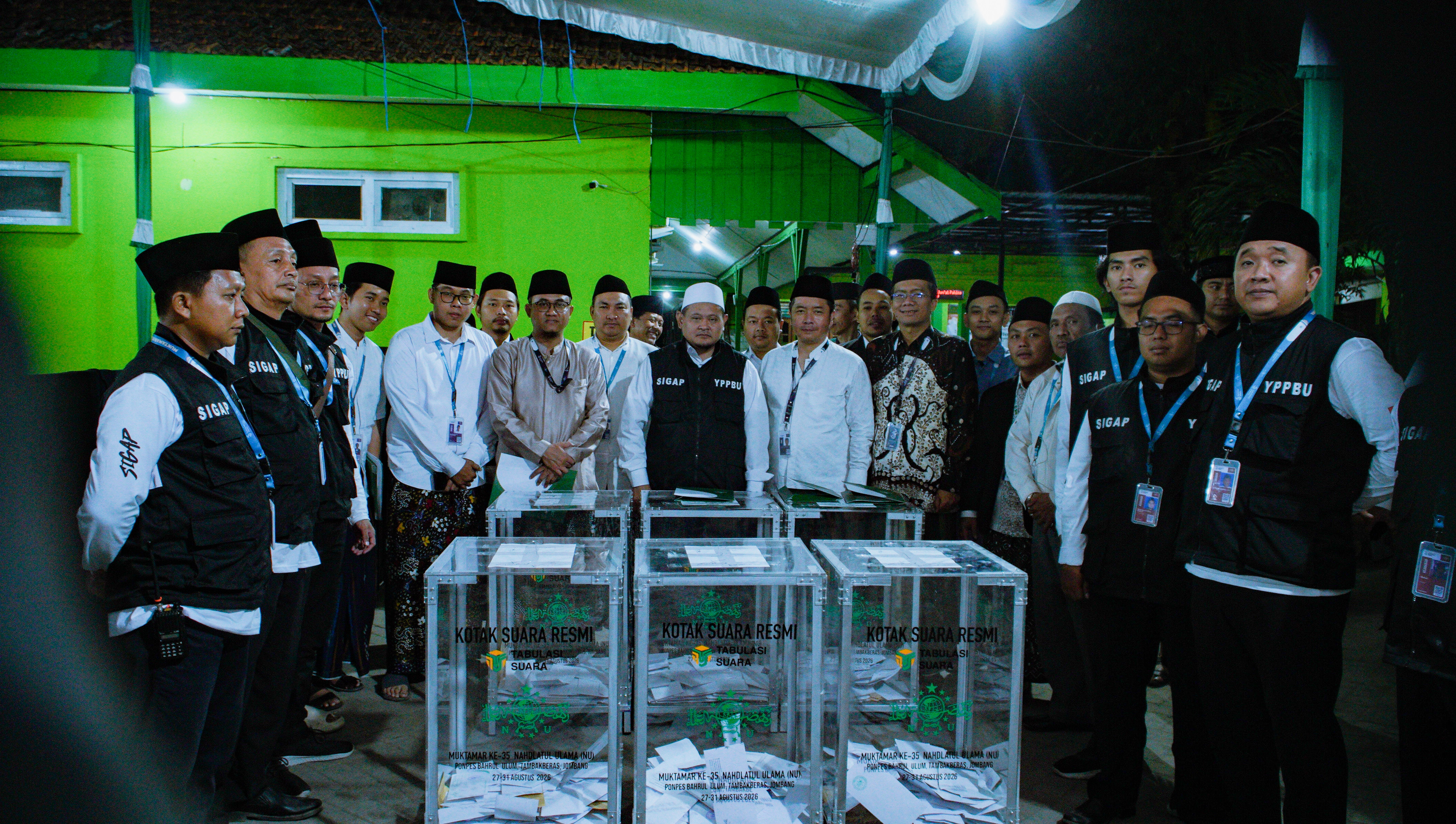 Peletakan Kotak Ahwa